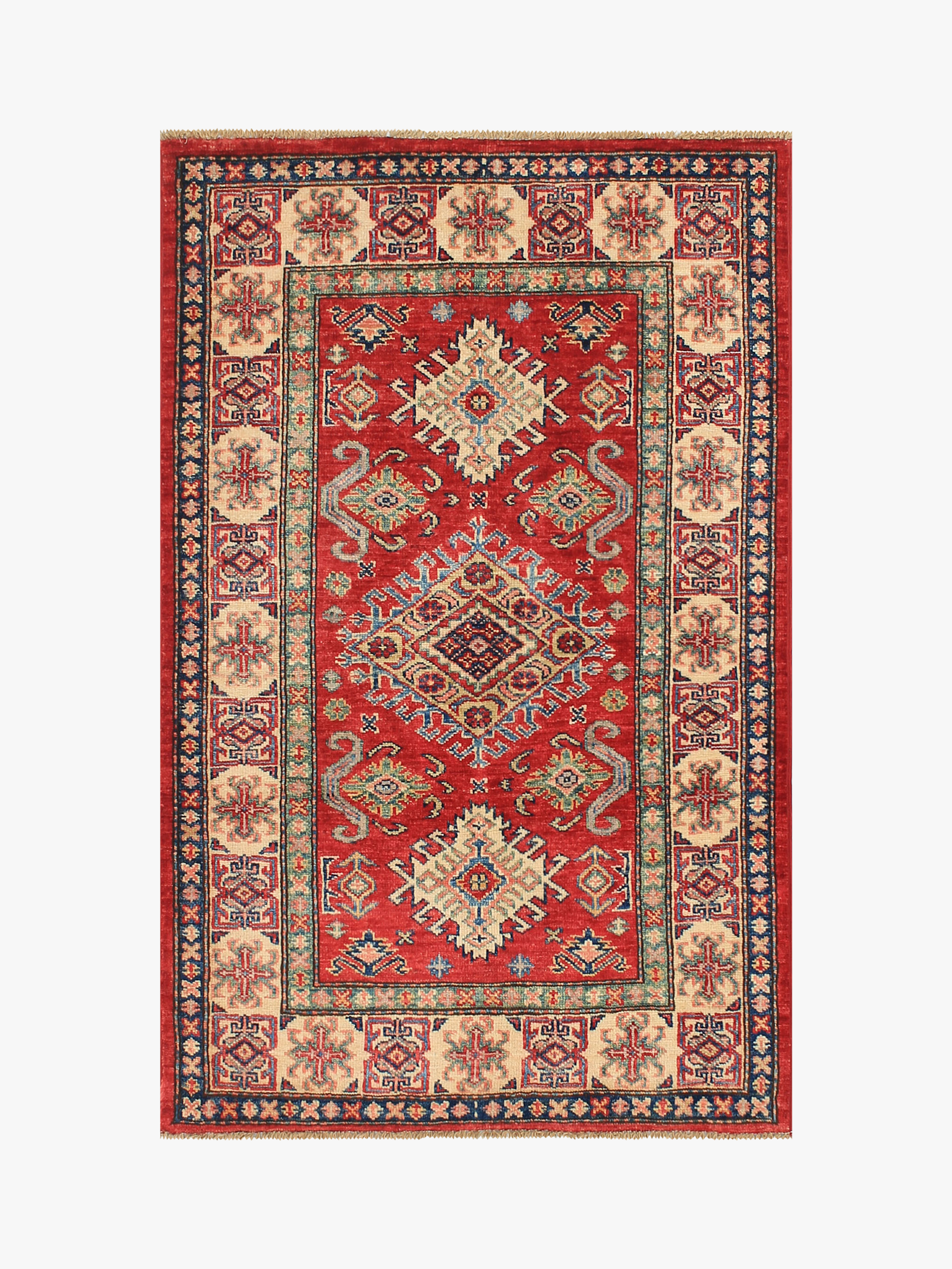 Supreme Kazak Red Rug PC 54436 - 1.24m X 0.82m
