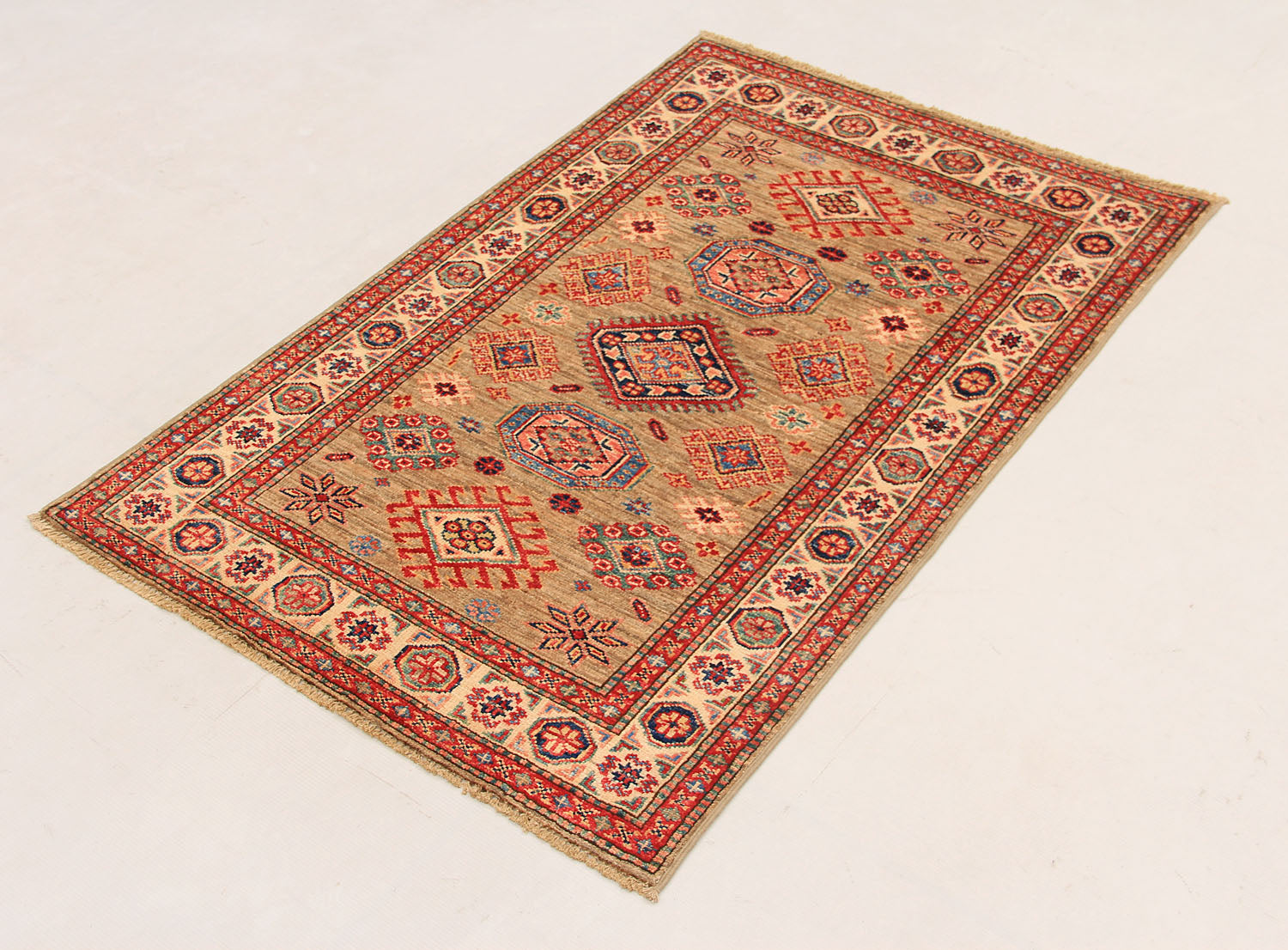 Supreme Kazak Natural Rug PC 54423 - 1.21m X 0.80m
