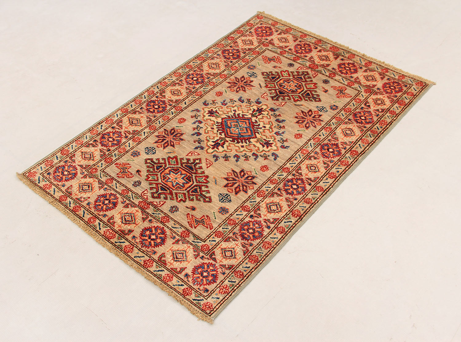 Supreme Kazak Grey Rug PC 54442 - 1.19m X 0.80m