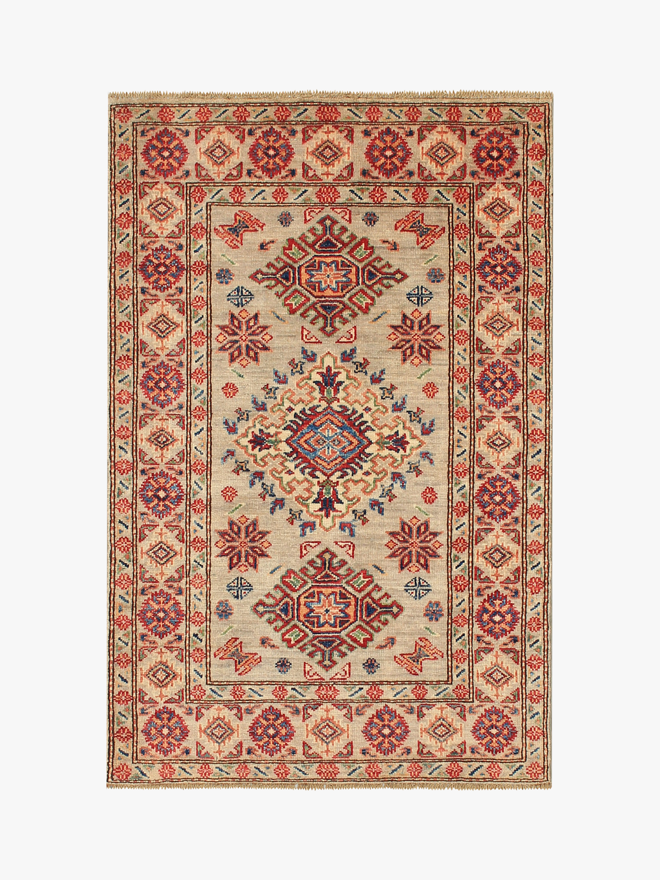 Supreme Kazak Grey Rug PC 54438 - 1.19m X 0.79m