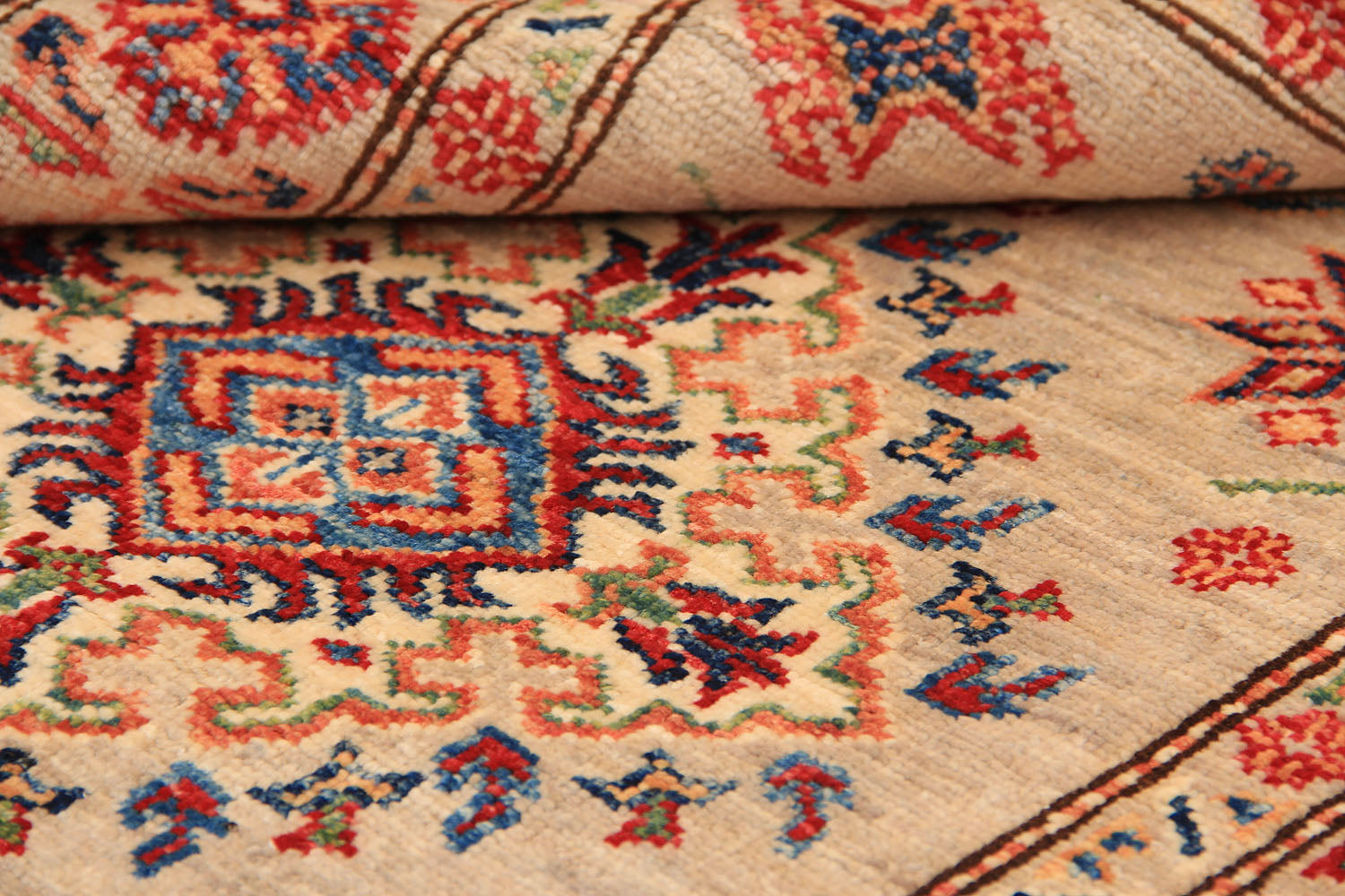 Supreme Kazak Grey Rug PC 54438 - 1.19m X 0.79m