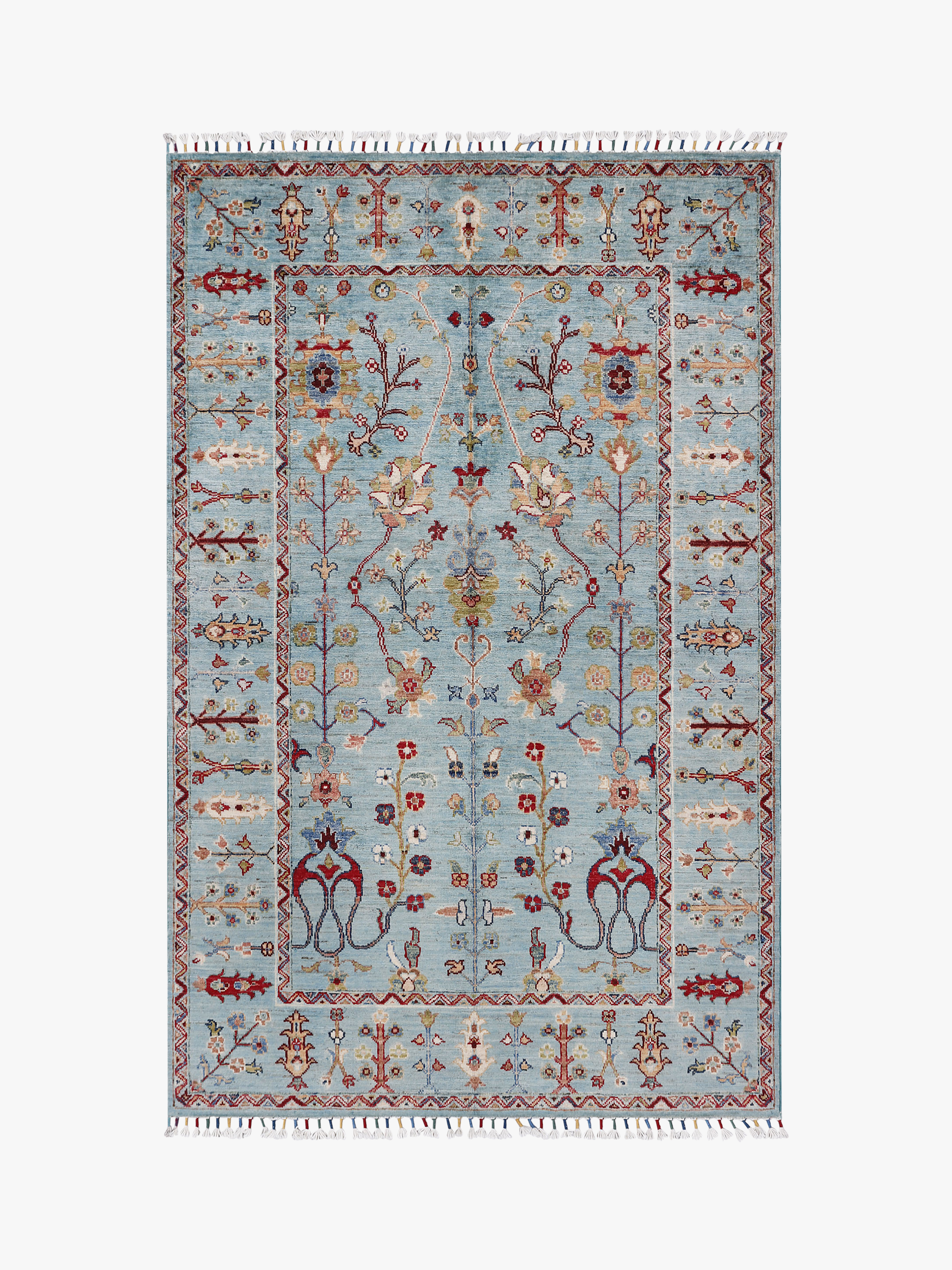Sultani Palace Aqua Rug