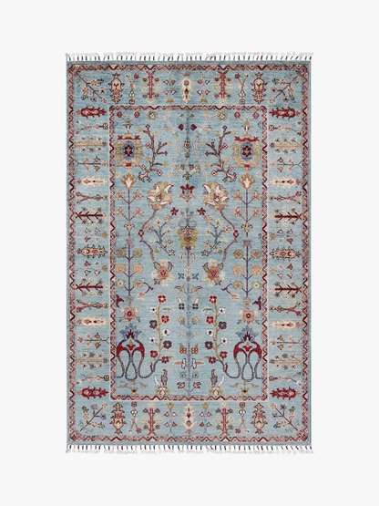 Sultani Palace Aqua Rug
