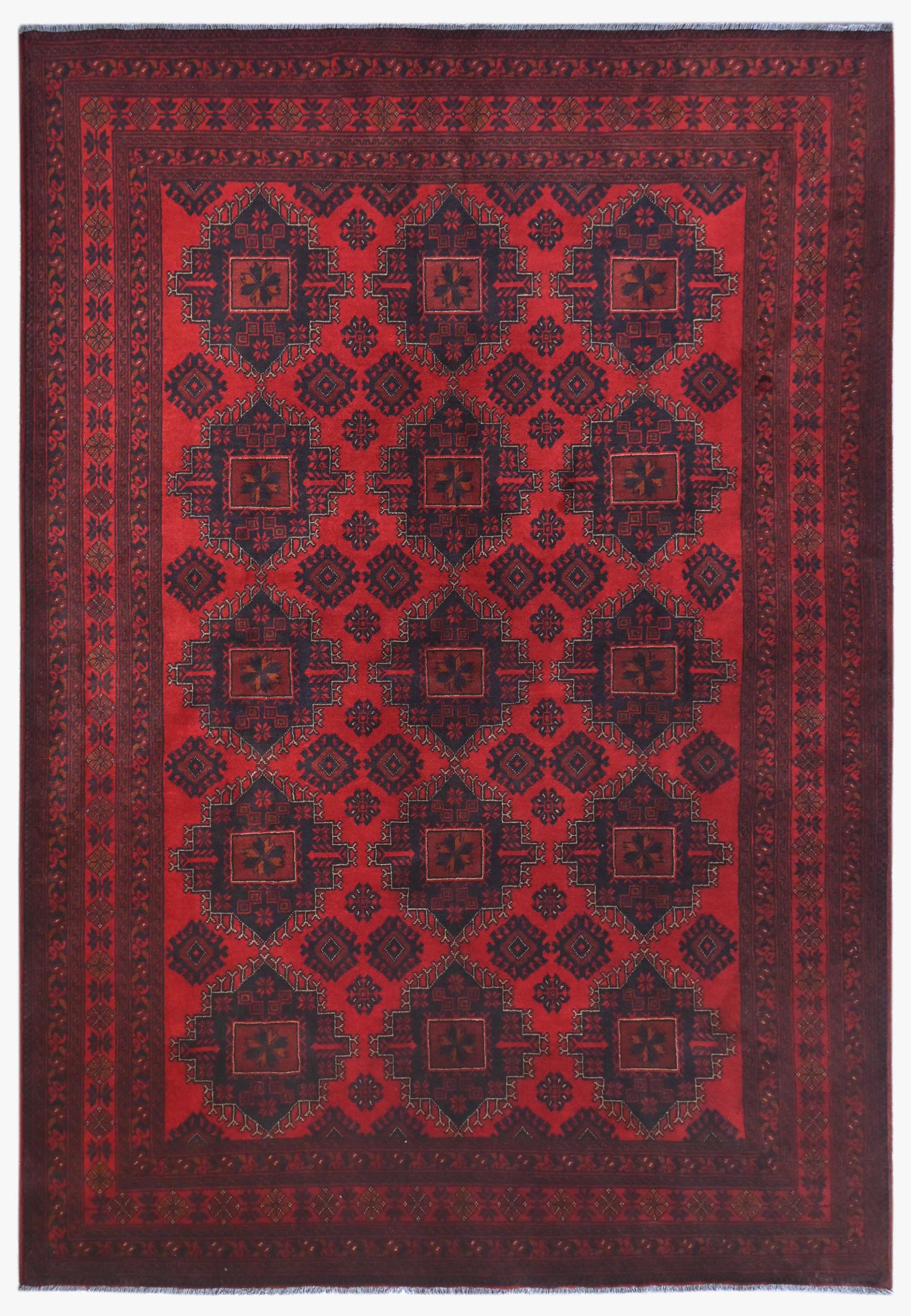 Khal Mohammadi Red Rug PC 56136 - 2.92m X 2.02m