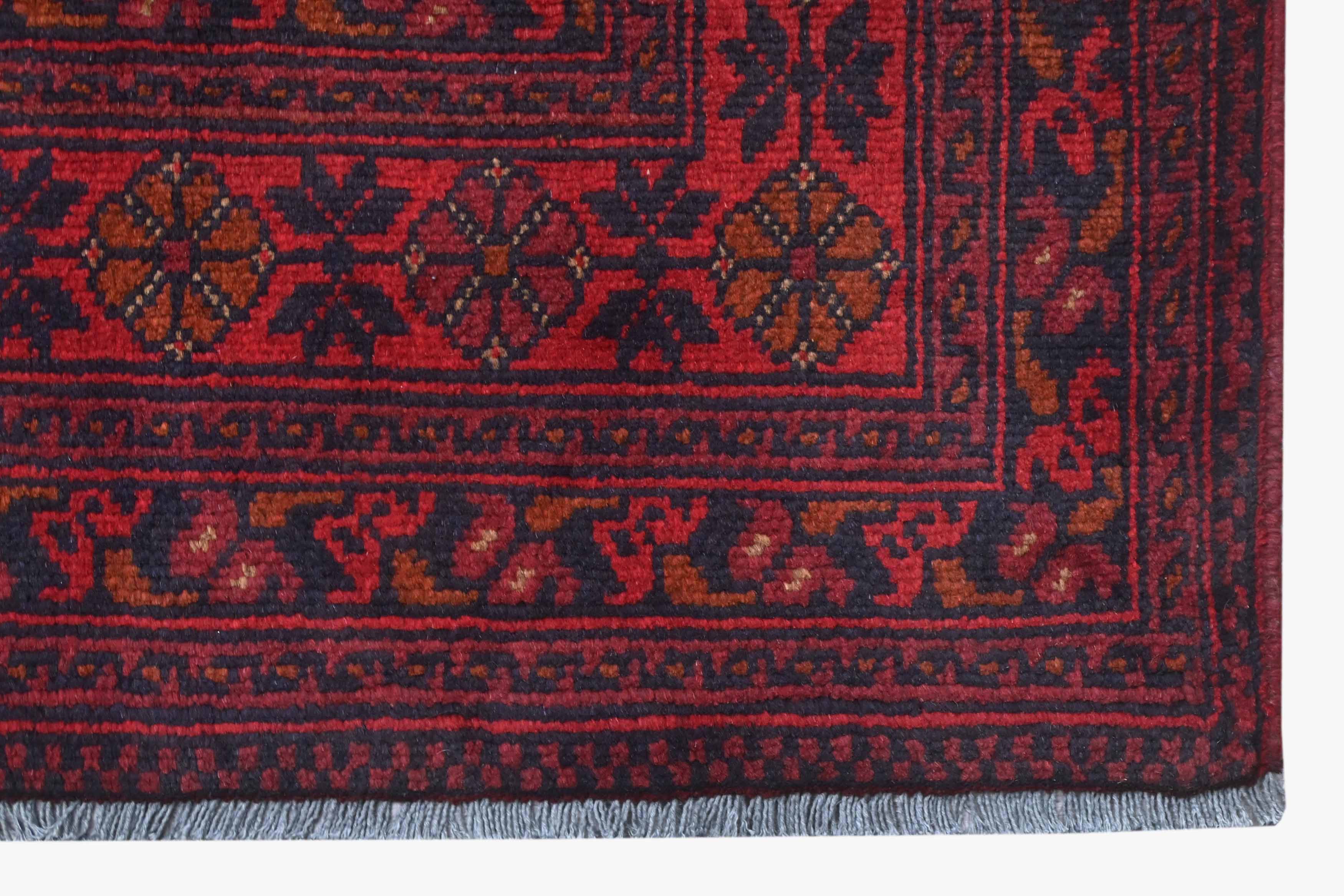 Khal Mohammadi Red Rug PC 56136 - 2.92m X 2.02m