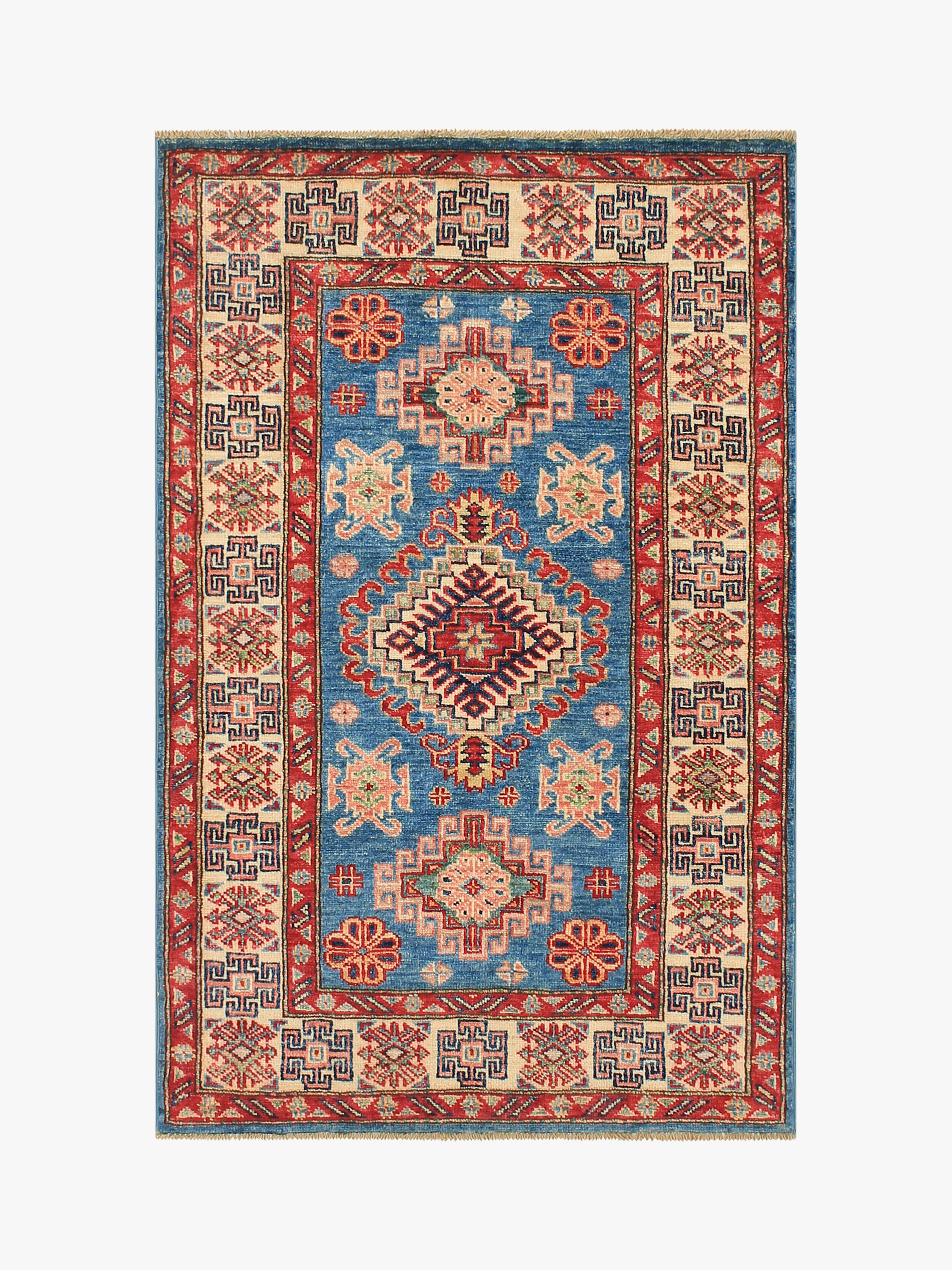 Supreme Kazak Blue Rug PC 54422 - 1.24m X 0.81m