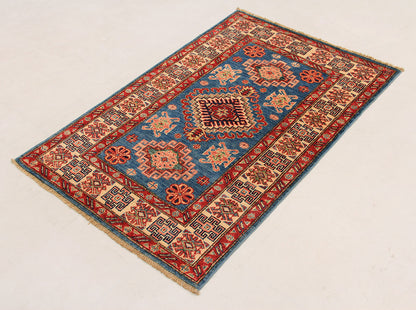 Supreme Kazak Blue Rug PC 54422 - 1.24m X 0.81m
