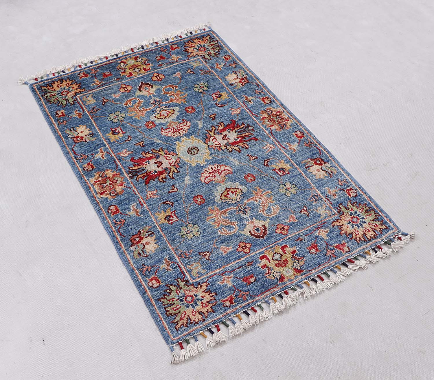 Sultani Blue Rug PC 56690 - 0.93m X 0.62m