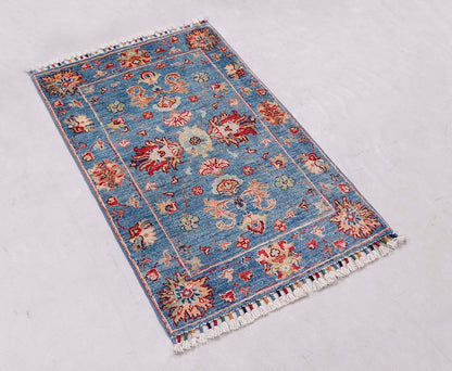 Sultani Blue Rug PC 56691 - 0.93m X 0.59m