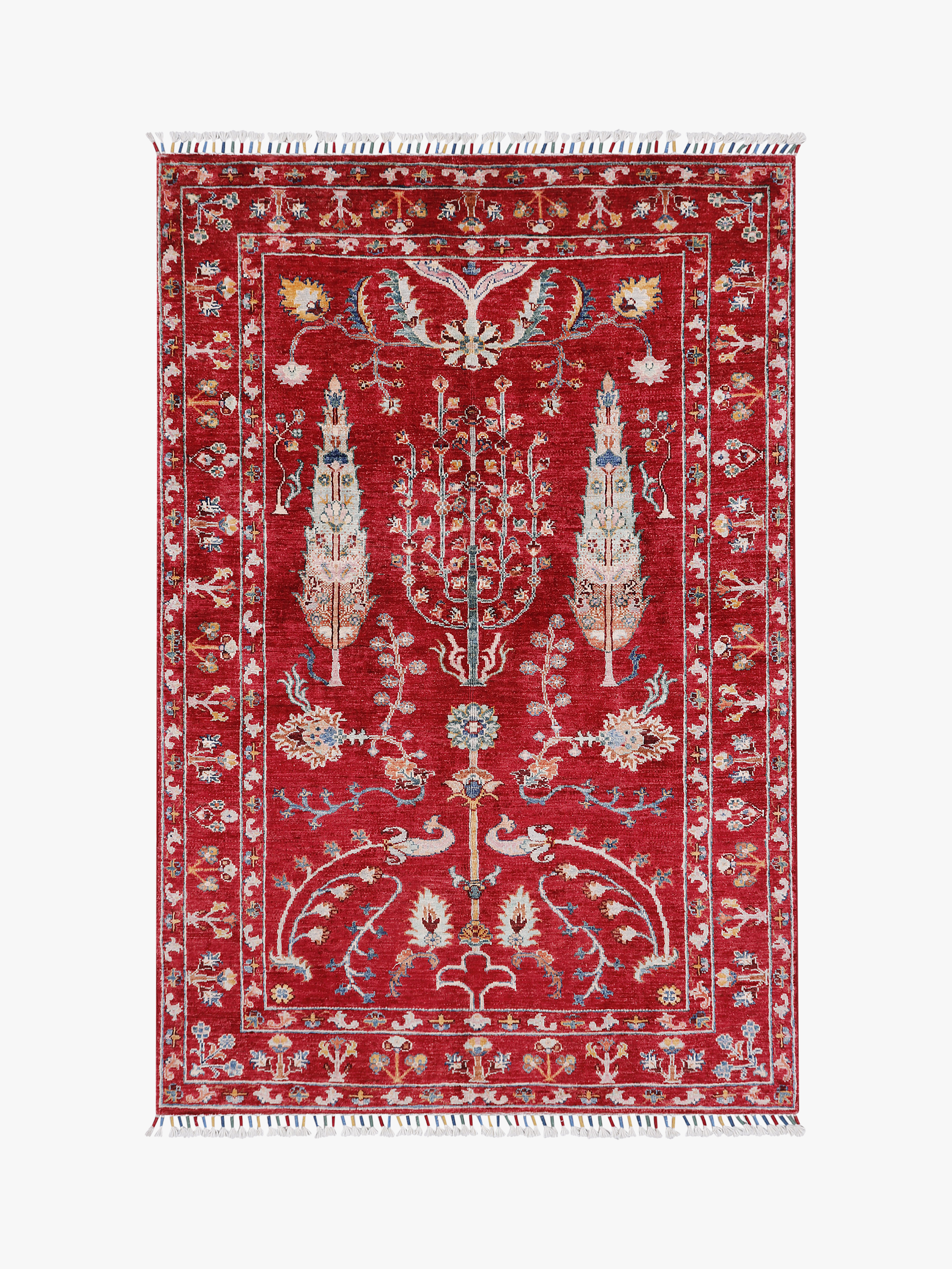 Pictorial Red Rug PC 56885 - 1.85m X 1.26m