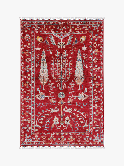 Pictorial Red Rug PC 56885 - 1.85m X 1.26m