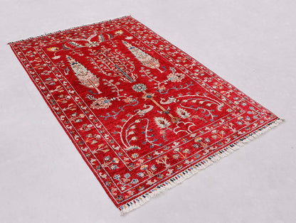 Pictorial Red Rug PC 56885 - 1.85m X 1.26m
