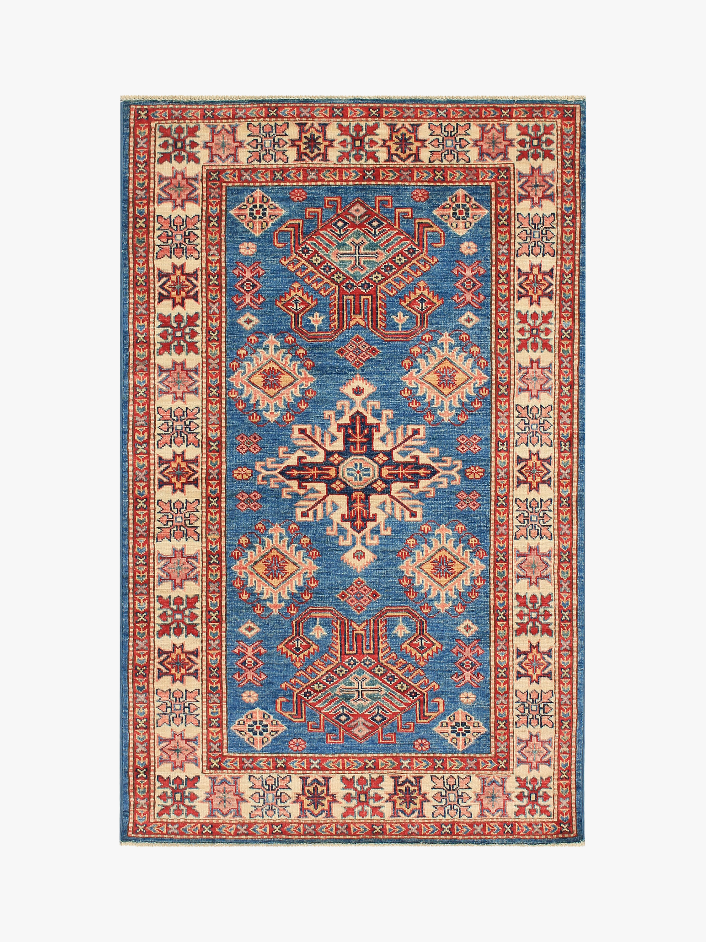 Supreme Kazak Blue Rug PC 54456 - 1.55m X 0.99m