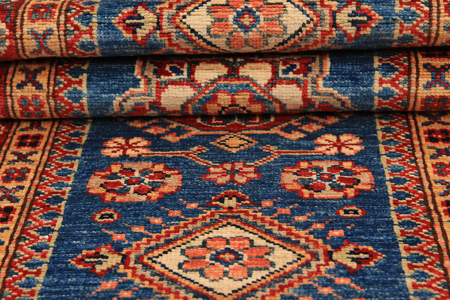 Supreme Kazak Blue Rug PC 54560 - 1.87m X 0.63m