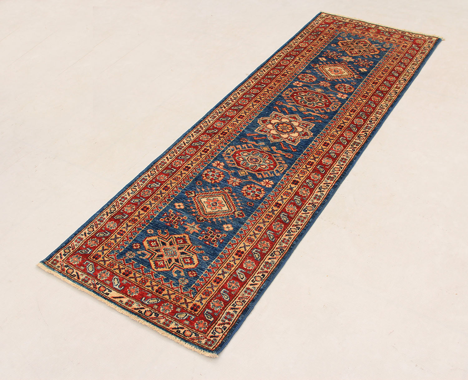 Supreme Kazak Blue Rug PC 54566 - 1.85m X 0.62m