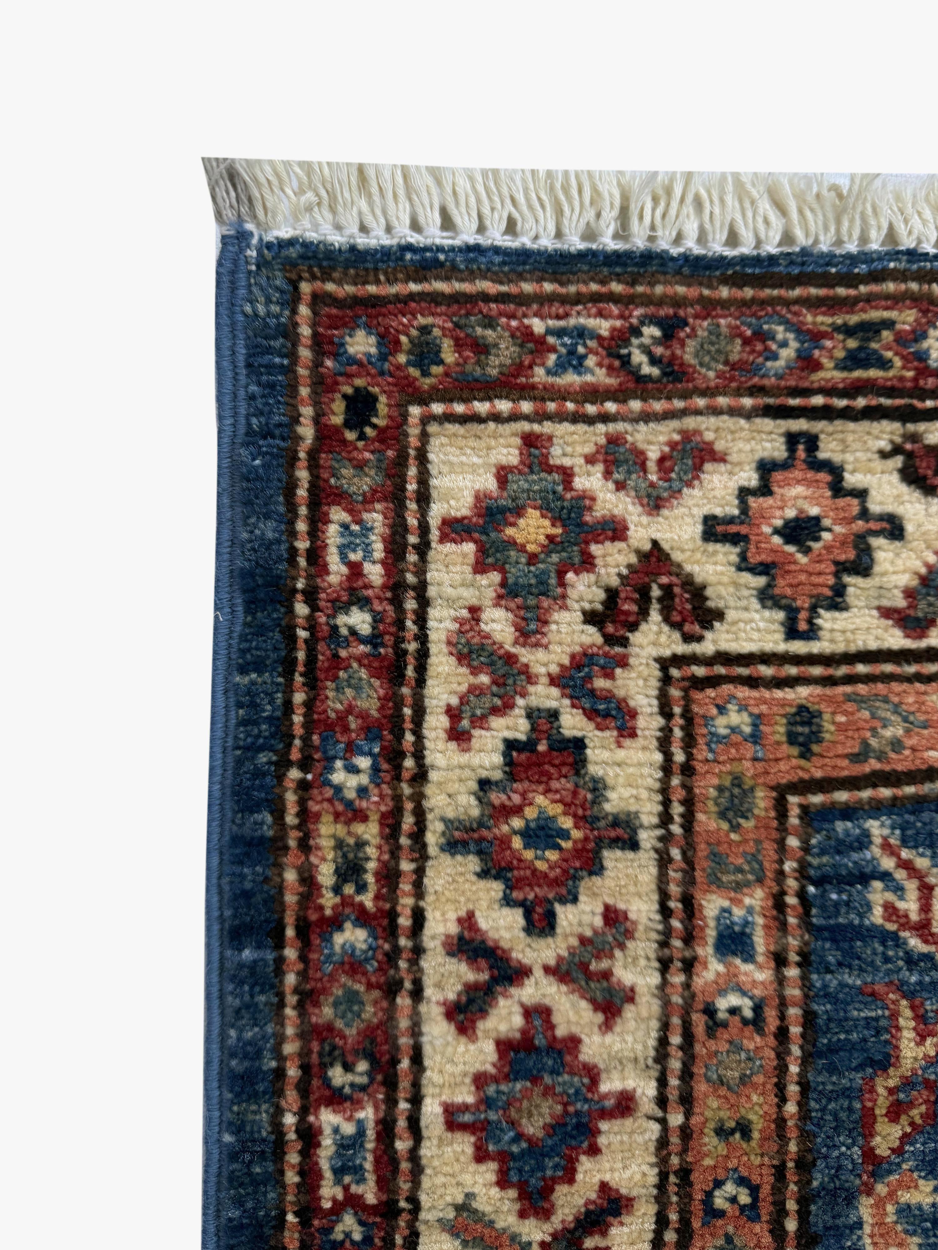 Supreme Kazak Blue Rug PC 57423 - 1.84m X 0.63m