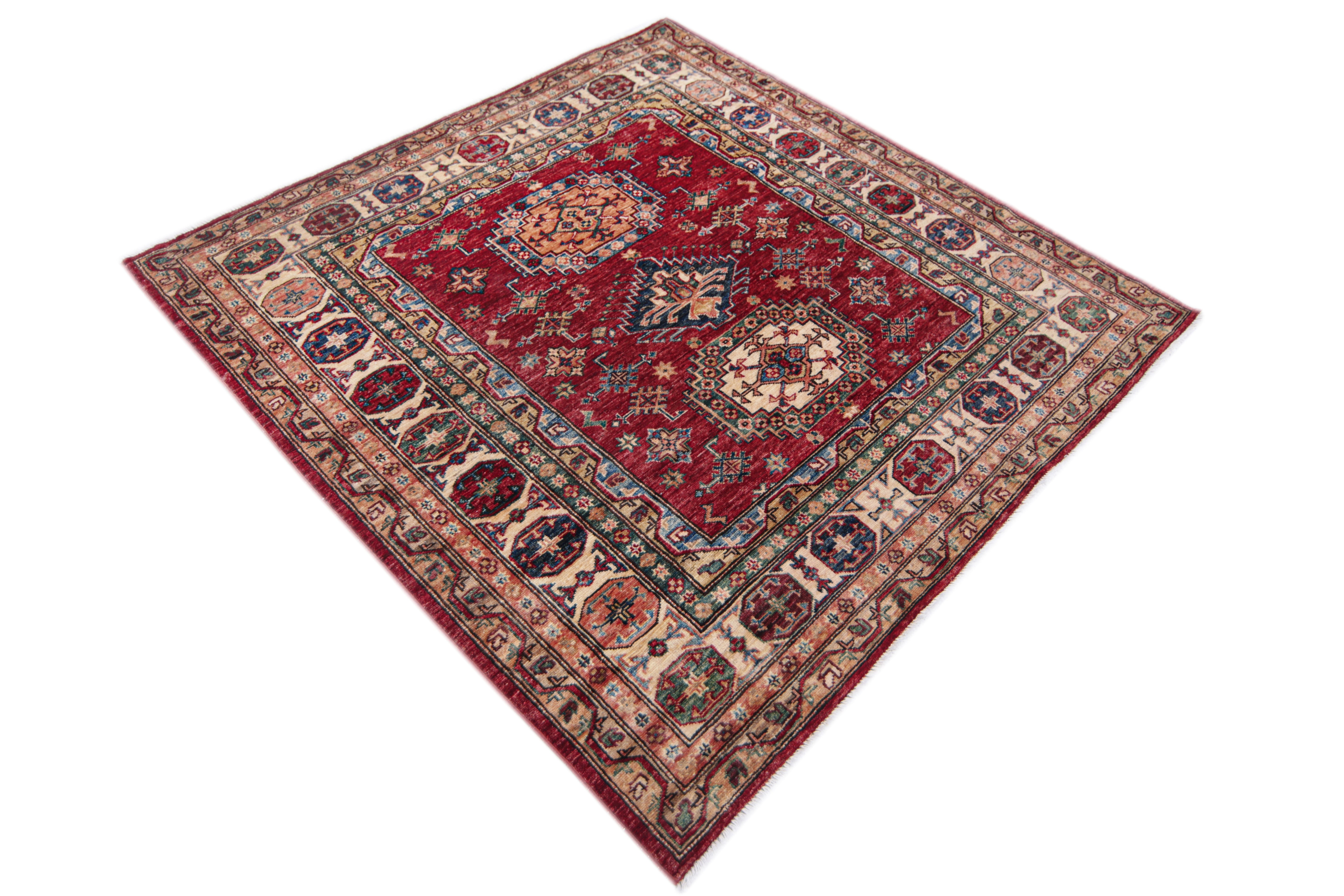 Supreme Kazak Red Rug PC 55317 - 1.52m X 1.52m