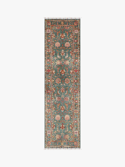 Sultani Green Rug PC 57708 - 2.97m X 0.83m