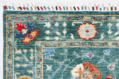 Sultani Green Rug PC 57711 - 2.49m X 0.83m