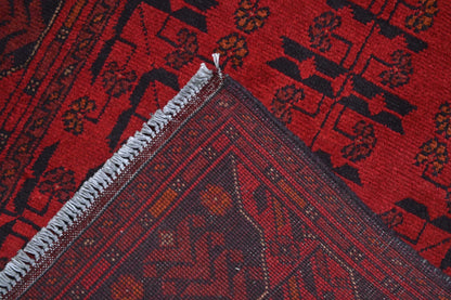 Khal Mohammadi Red Rug PC 56162 - 2.88m X 0.78m