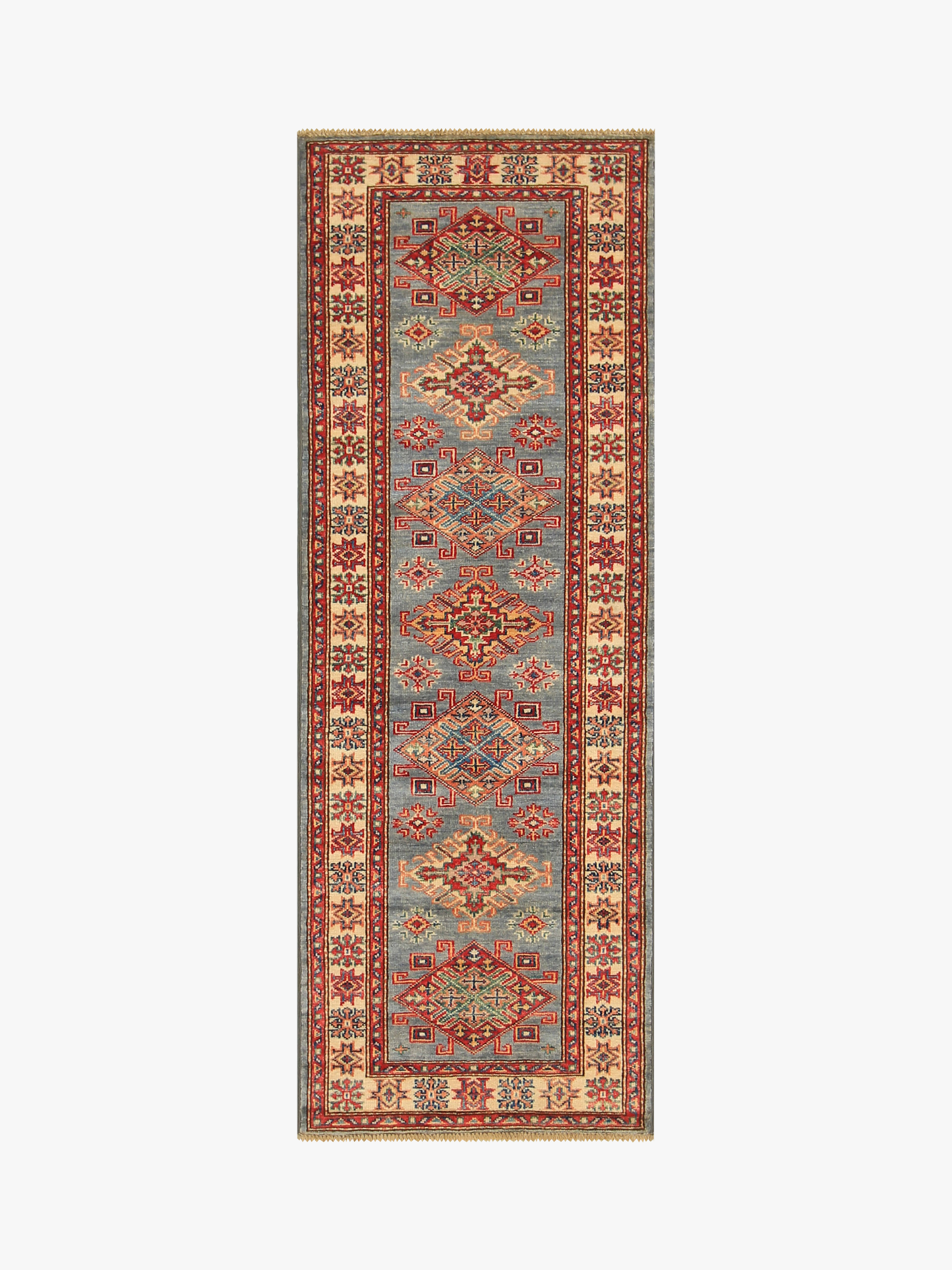 Supreme Kazak Grey Rug PC 54554 - 1.74m X 0.63m