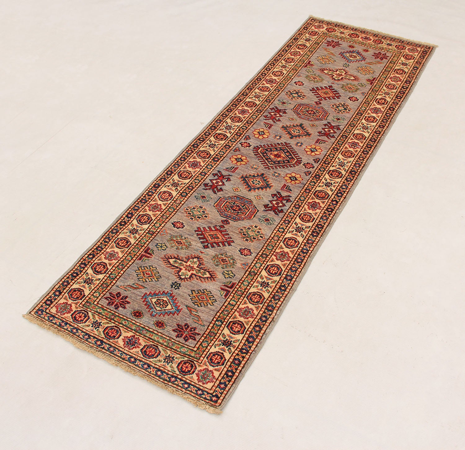 Supreme Kazak Grey Rug PC 54557 - 1.82m X 0.58m