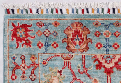 Sultani Aqua Rug PC 56781 - 2.43m X 0.69m