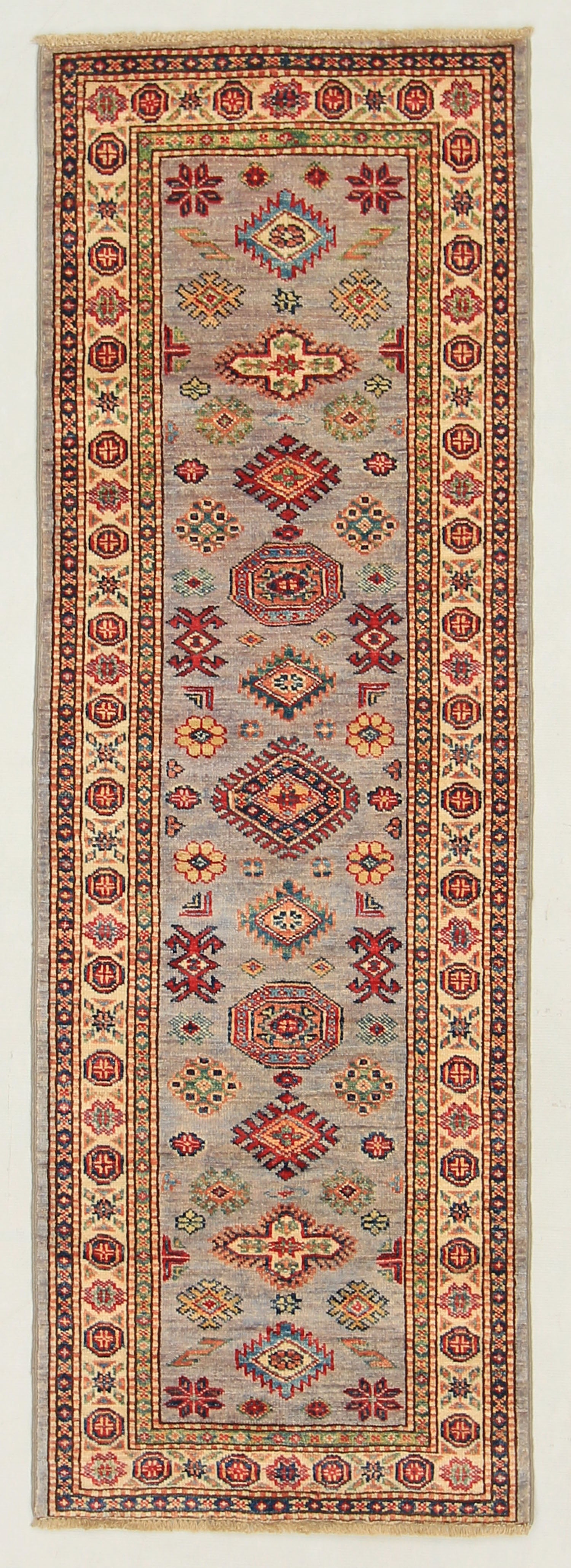 Supreme Kazak Grey Rug PC 54556 - 1.81m X 0.62m