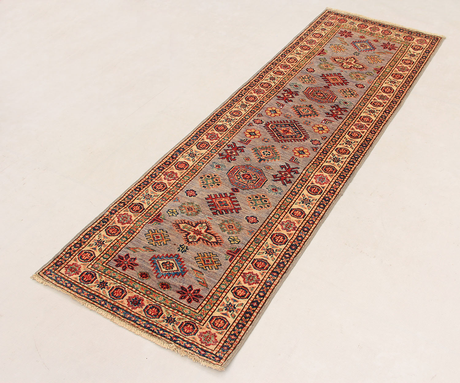 Supreme Kazak Grey Rug PC 54558 - 1.81m X 0.57m