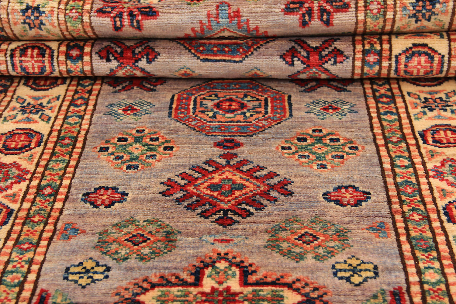 Supreme Kazak Grey Rug PC 54558 - 1.81m X 0.57m