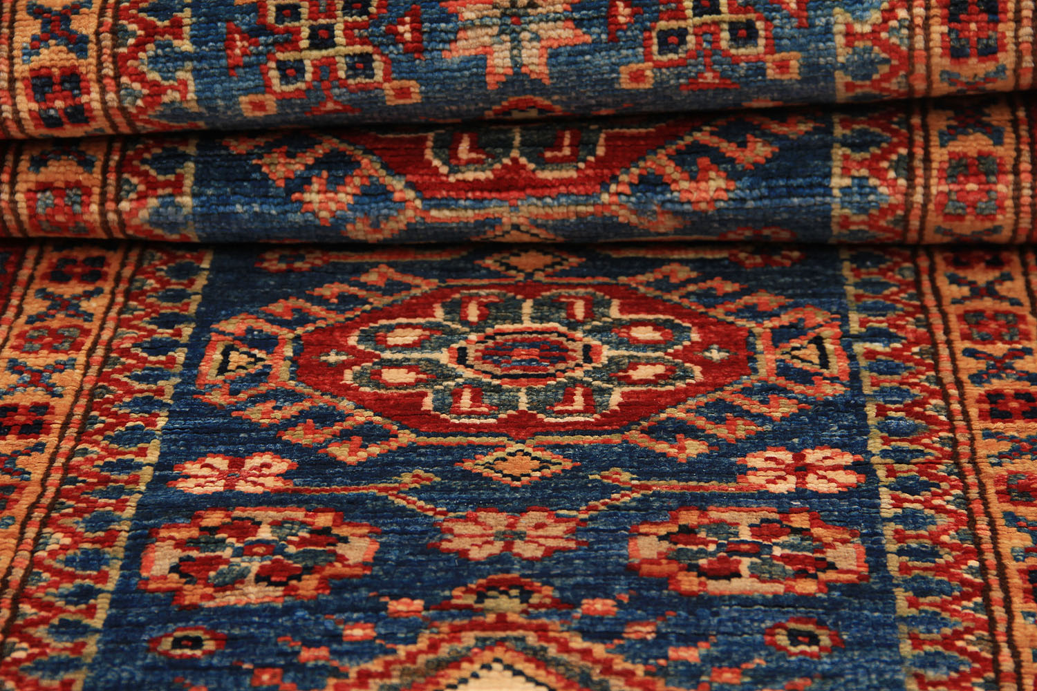 Supreme Kazak Blue Rug PC 54568 - 1.80m X 0.59m