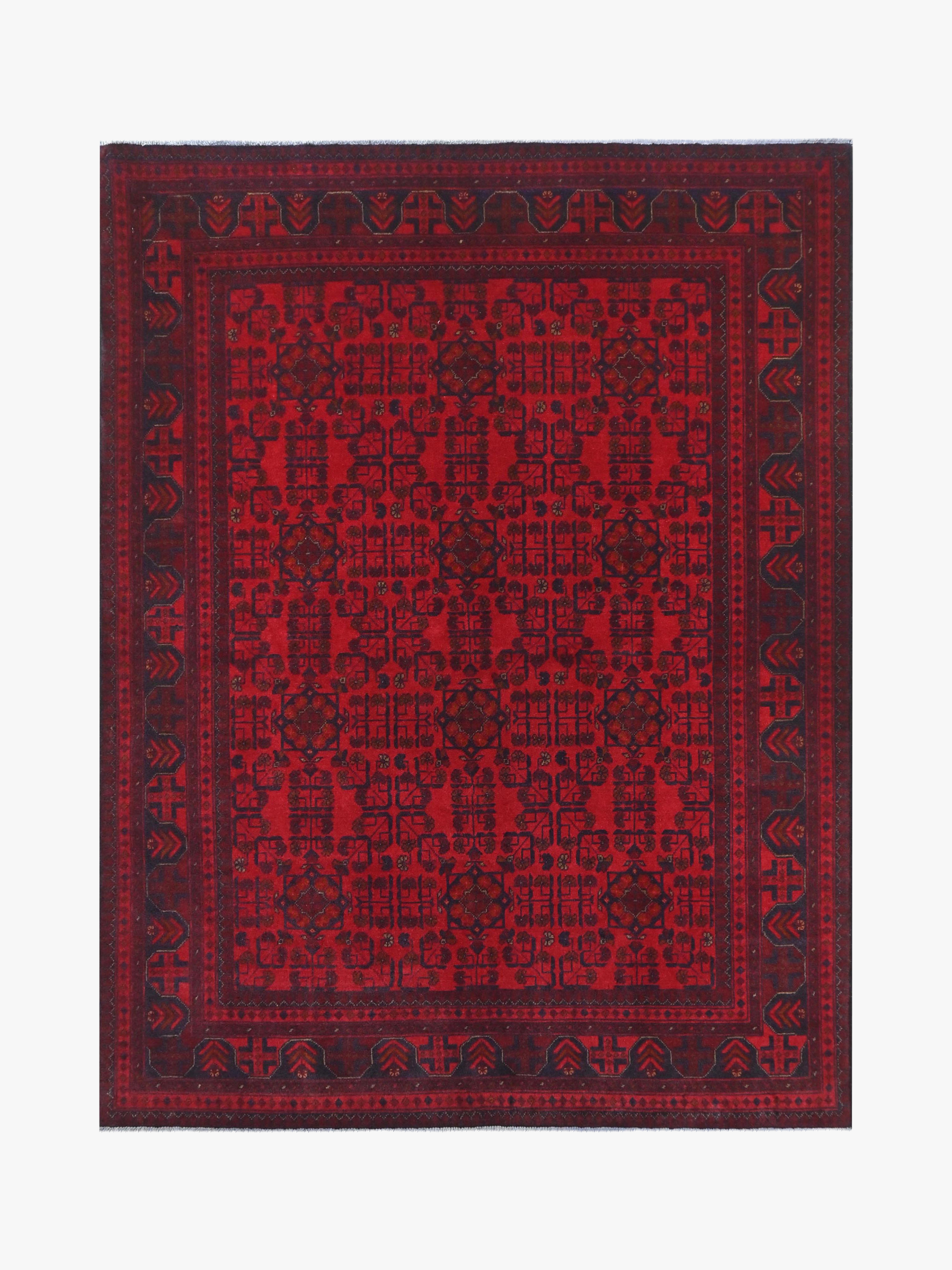 Khal Mohammadi Red Rug PC 57744 - 2.27m X 1.69m
