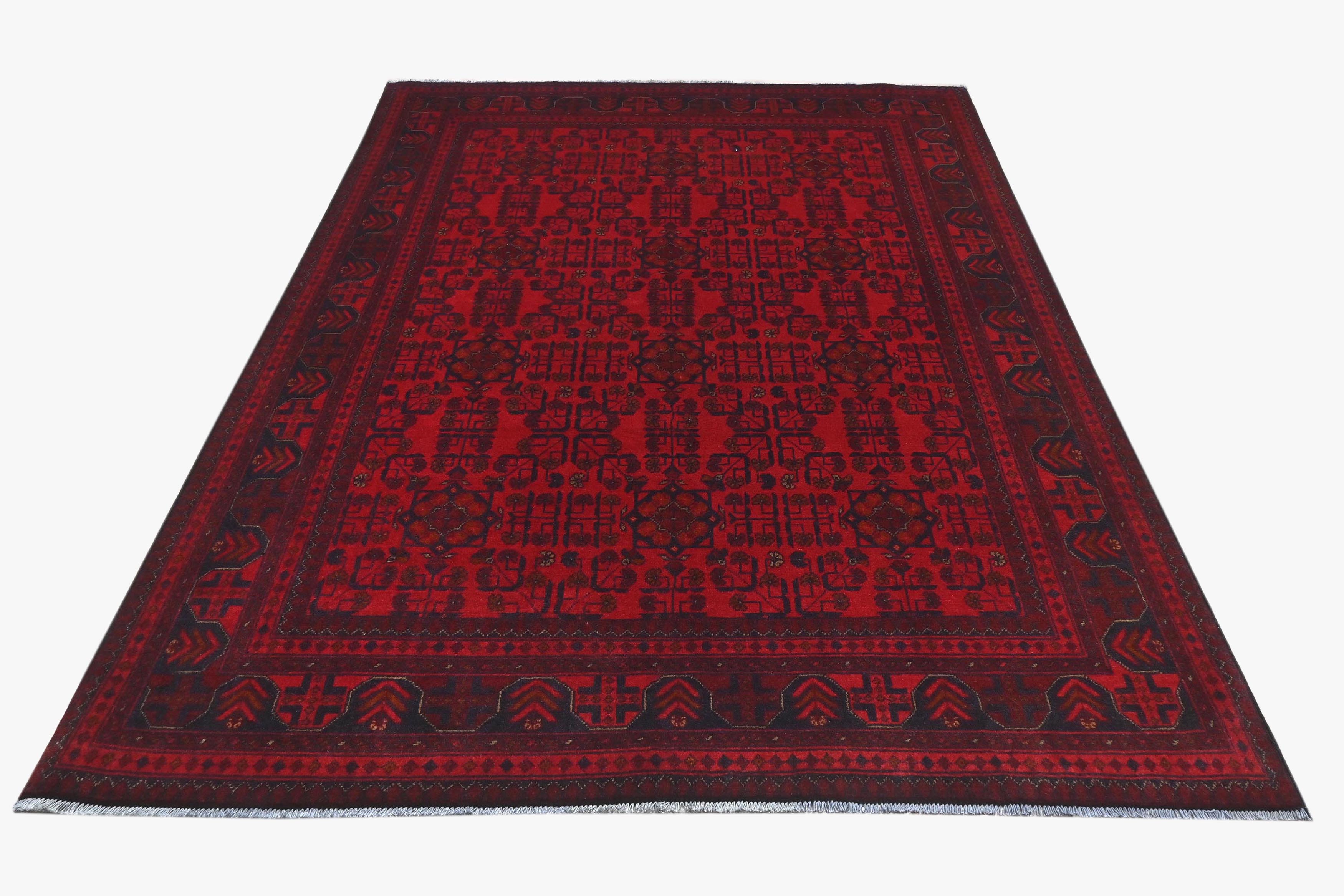 Khal Mohammadi Red Rug PC 57744 - 2.27m X 1.69m