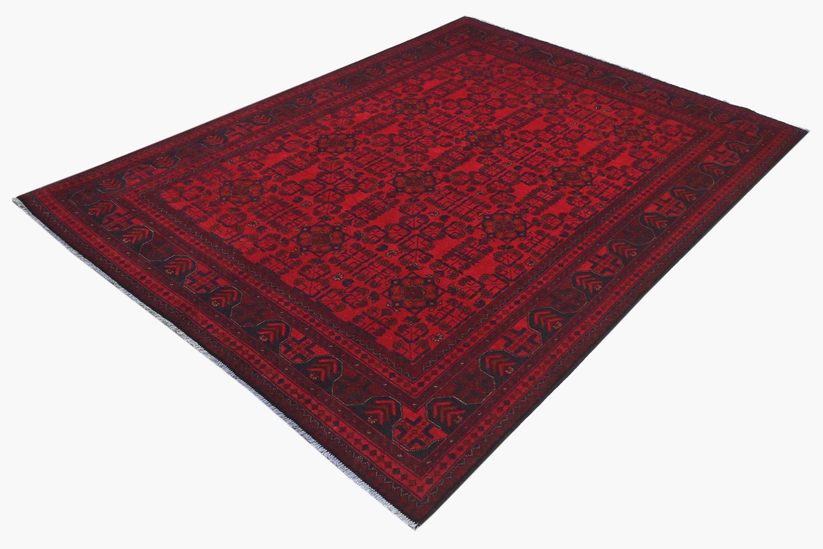 Khal Mohammadi Red Rug PC 57744 - 2.27m X 1.69m