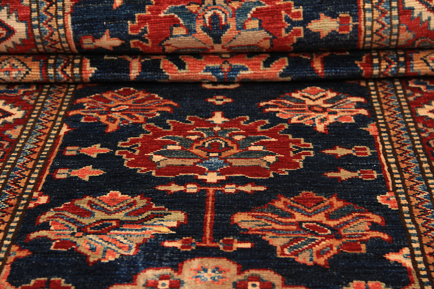 Supreme Kazak Blue Rug PC 54580 - 2.31m X 0.76m