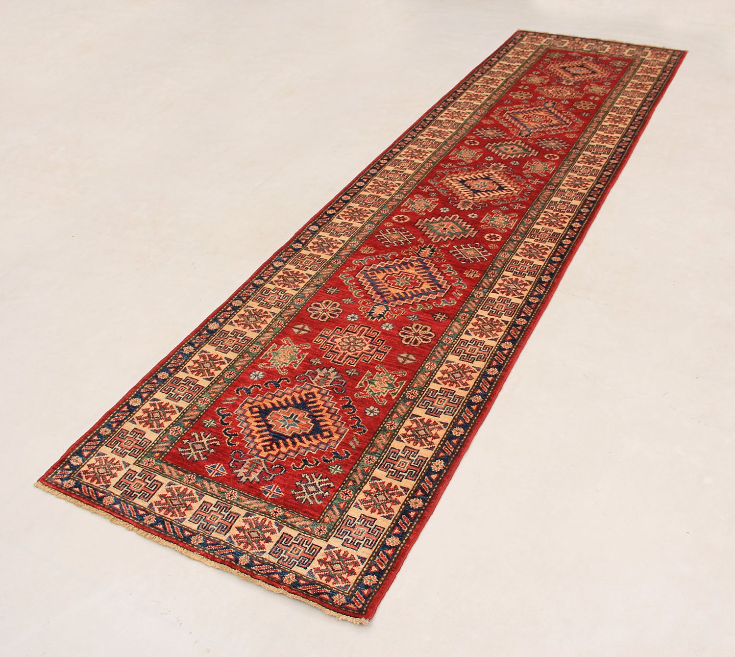 Supreme Kazak Red Rug PC 54592 - 2.95m X 0.79m