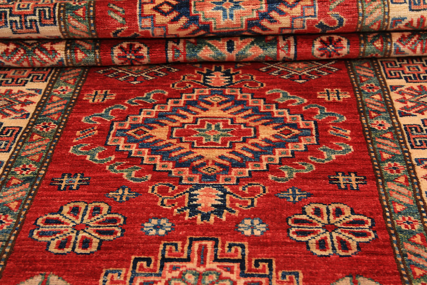 Supreme Kazak Red Rug PC 54592 - 2.95m X 0.79m