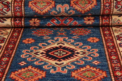Supreme Kazak Blue Rug PC 54610 - 2.96m X 0.79m