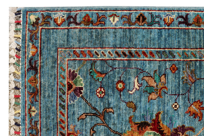 Sultani Blue Rug PC 54029 - 1.26m X 0.83m