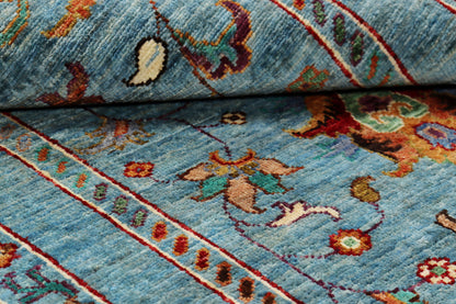 Sultani Blue Rug PC 54029 - 1.26m X 0.83m