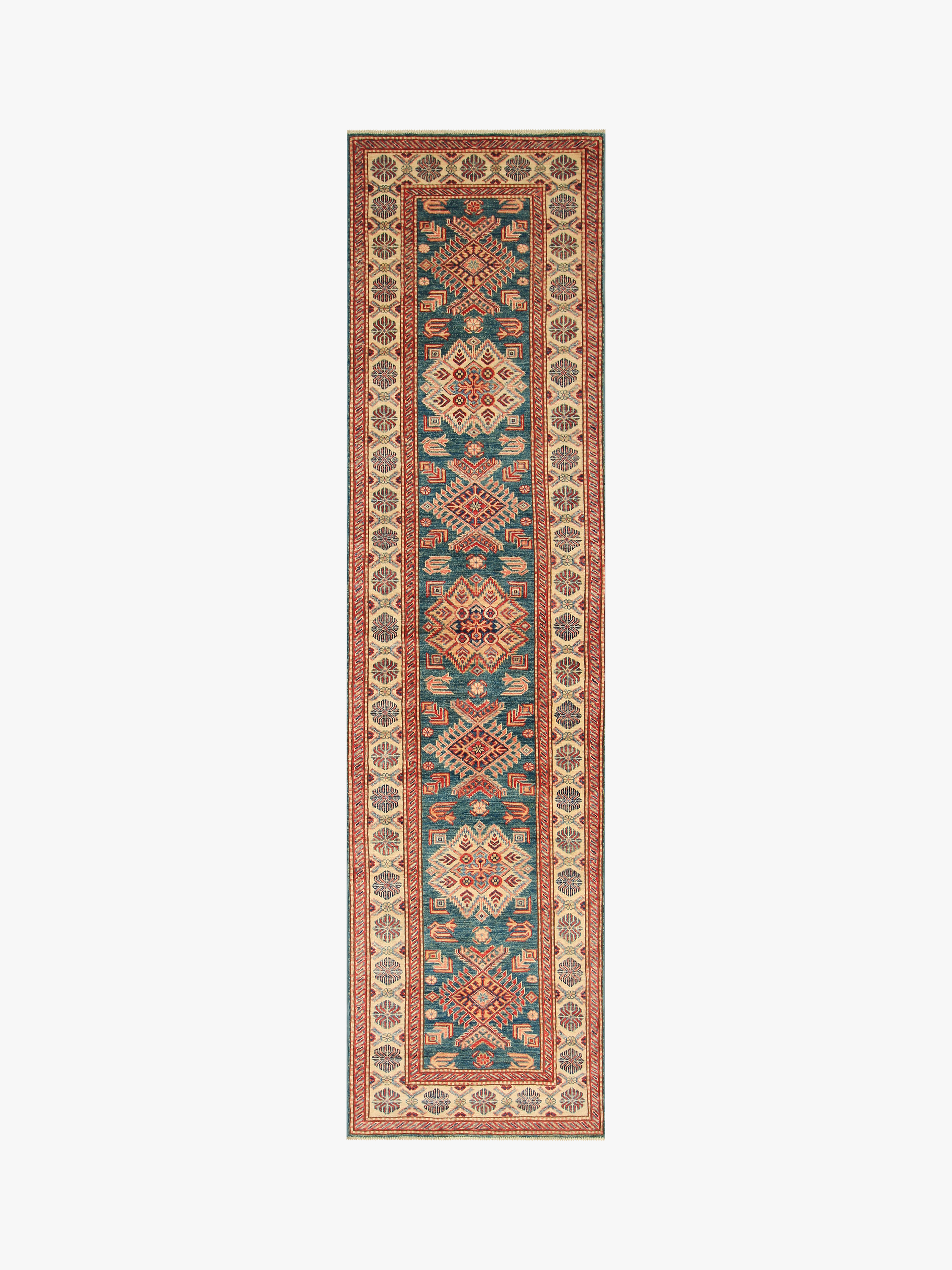 Supreme Kazak Green Rug PC 54587 - 2.94m X 0.79m