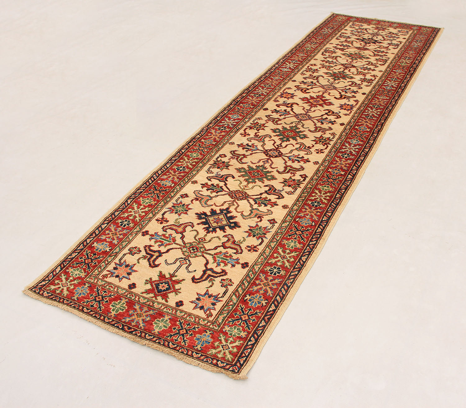 Supreme Kazak Ivory Rug PC 54583 - 2.93m X 0.82m