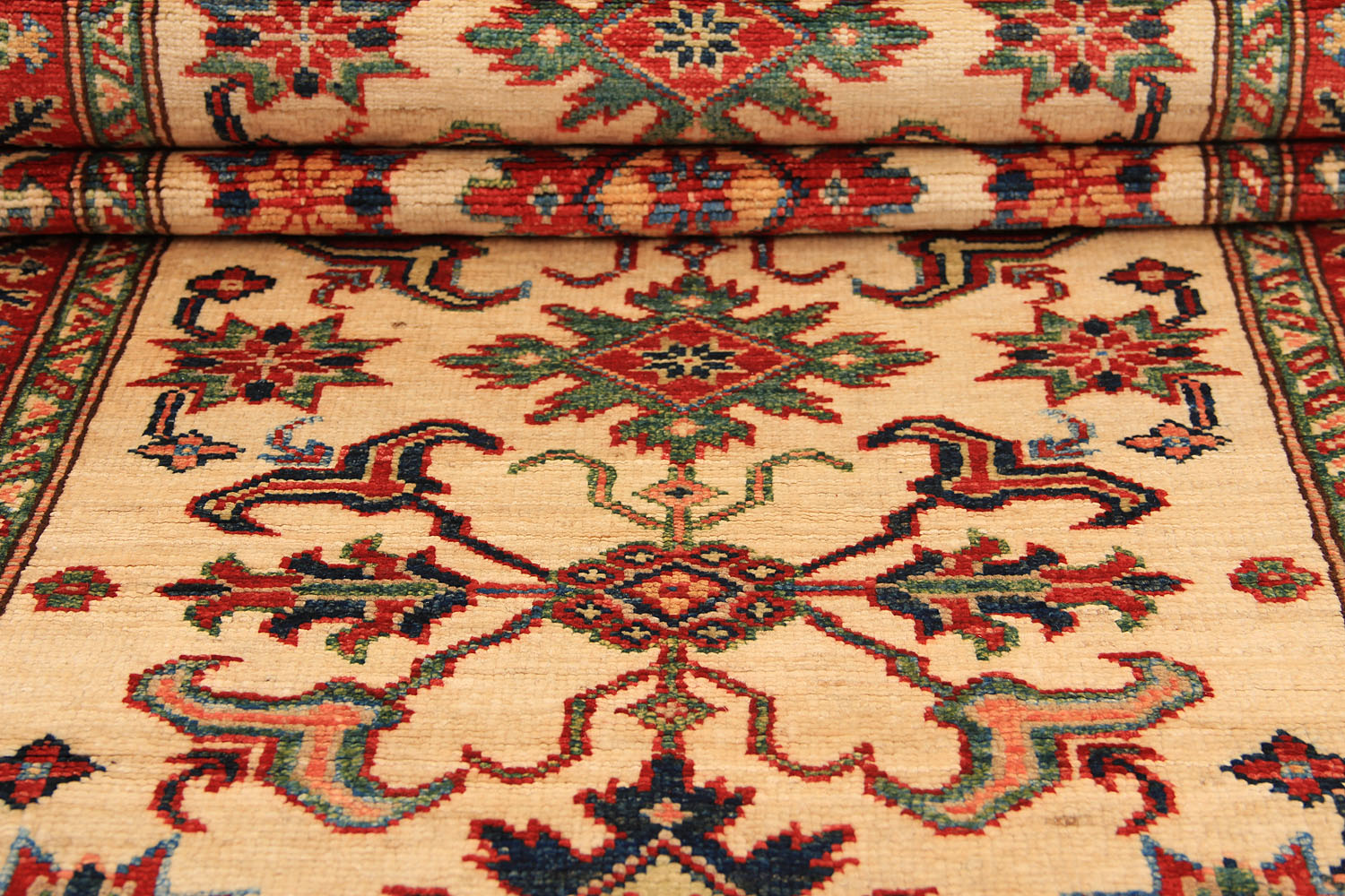 Supreme Kazak Ivory Rug PC 54583 - 2.93m X 0.82m