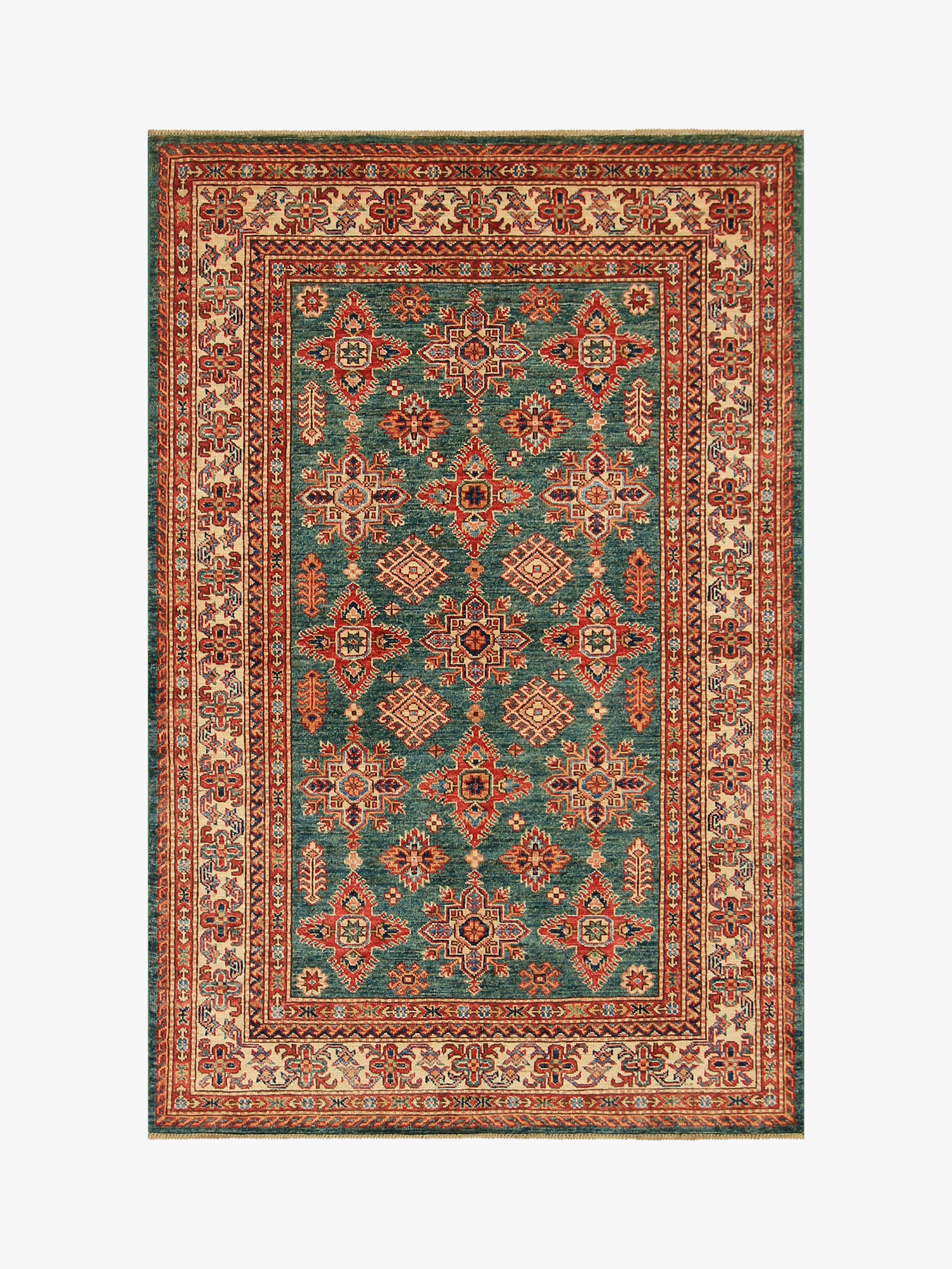 Supreme Kazak Green Rug PC 54503 - 1.83m X 1.23m