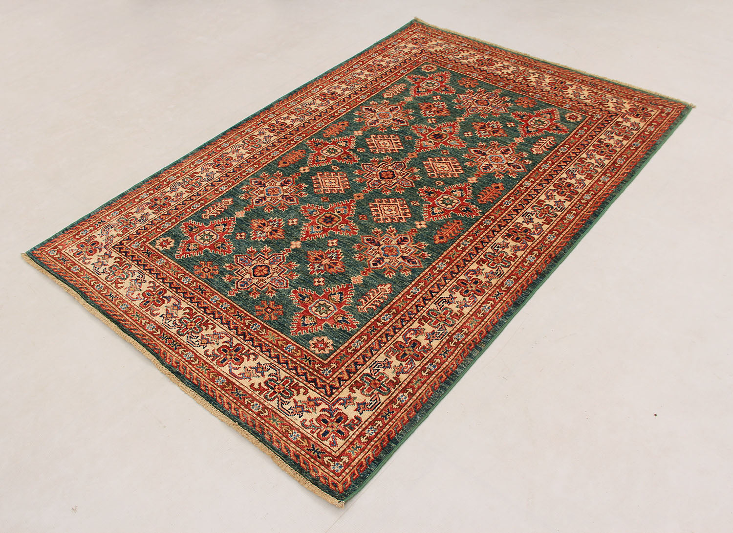 Supreme Kazak Green Rug PC 54503 - 1.83m X 1.23m