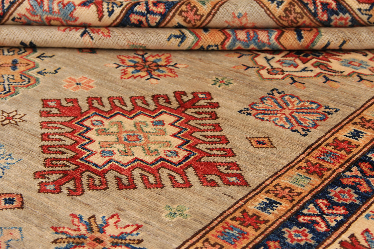 Supreme Kazak Grey Rug PC 54533 - 2.31m X 1.77m