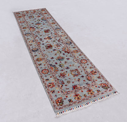 Sultani Blue Rug PC 56938 - 2.44m X 0.69m