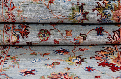 Sultani Blue Rug PC 56938 - 2.44m X 0.69m