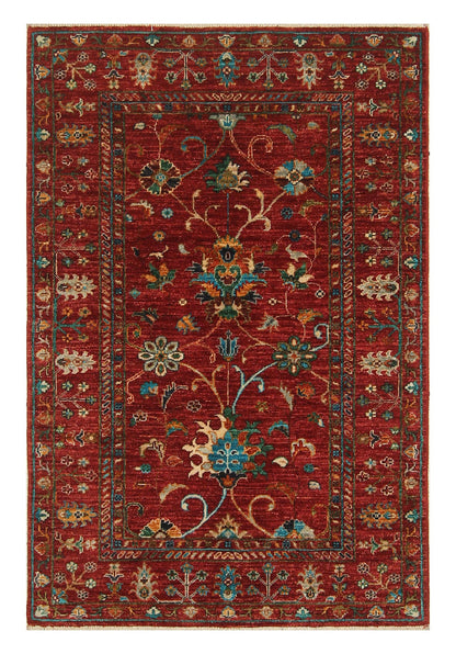 Sultani Red Rug PC 55859 - 1.51m X 1.01m