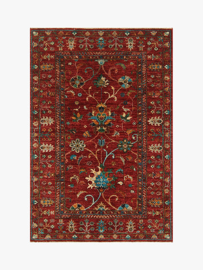 Sultani Red Rug PC 55859 - 1.51m X 1.01m